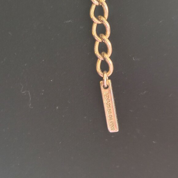 Saks Fifth Avenue Gold Statement Layered Oval Link Statement 20" Necklace - Picture 5 of 5